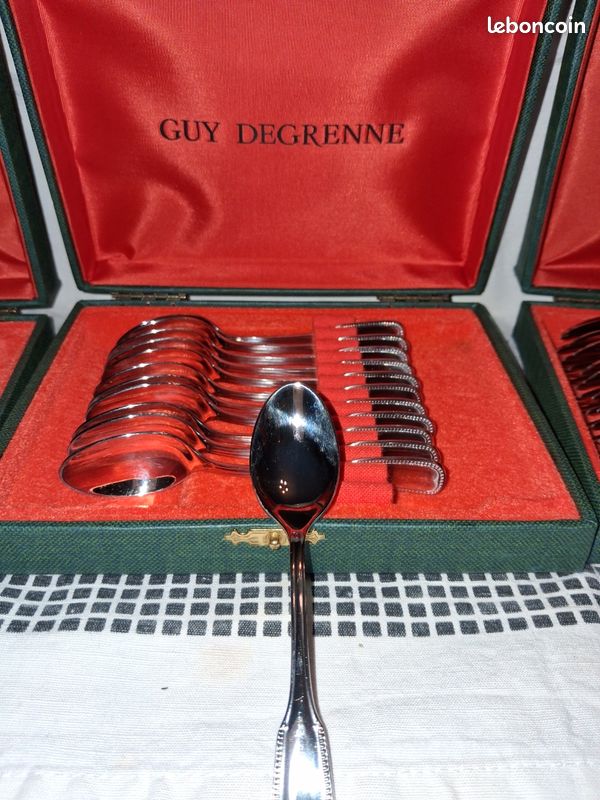 Ensemble De Couverts à Gâteaux Et Escargots – Acier Inoxydable Argenté – Occasion