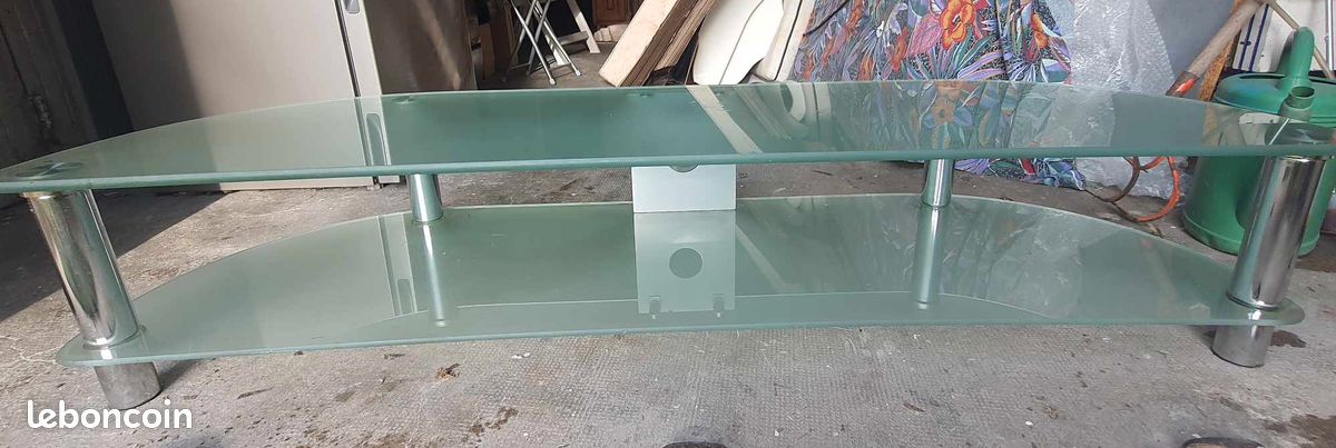 Meuble TV Moderne en Verre (image 2)