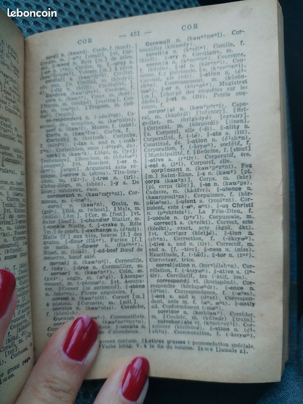 Dictionnaire anglais français (image 7)
