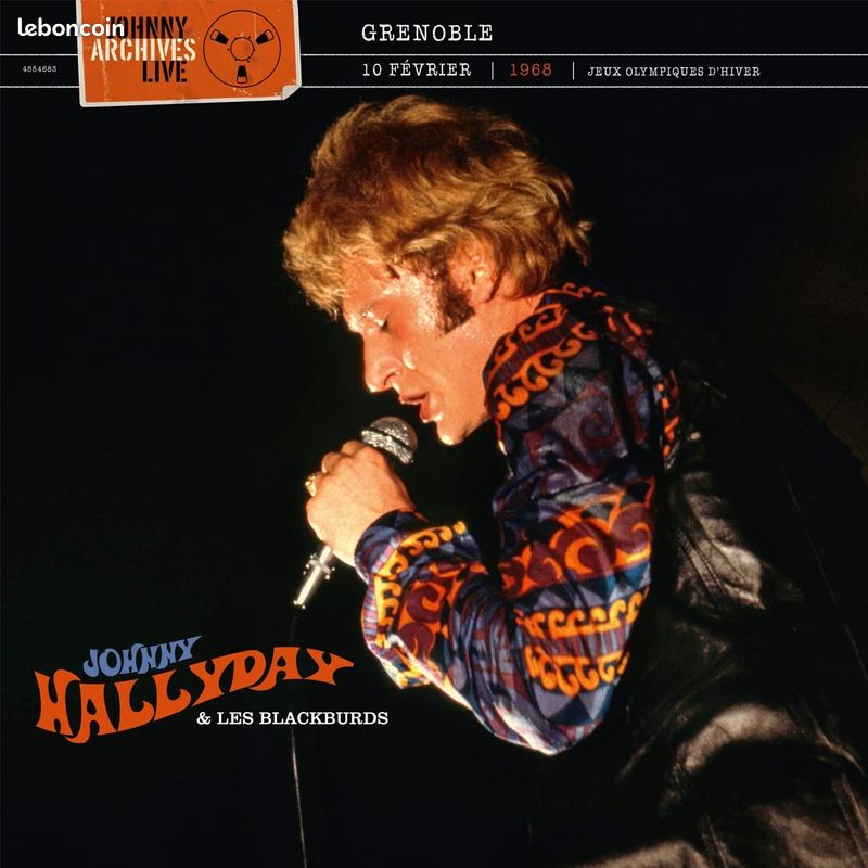 JOHNNY HALLYDAY Archives live GRENOBLE 10 FÉVRIER 1968 (image 1)