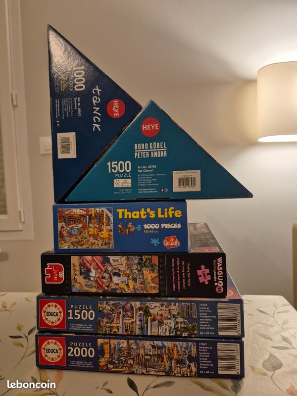 Puzzle 1000 / 1500 / 2000 pièces - Jeux & Jouets