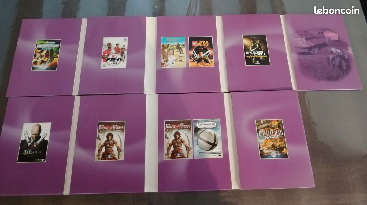 Coffret 8 Jeux PC Hits Essentiels 2005/2006 - Need Speed, Hitman, FIFA - Bon état