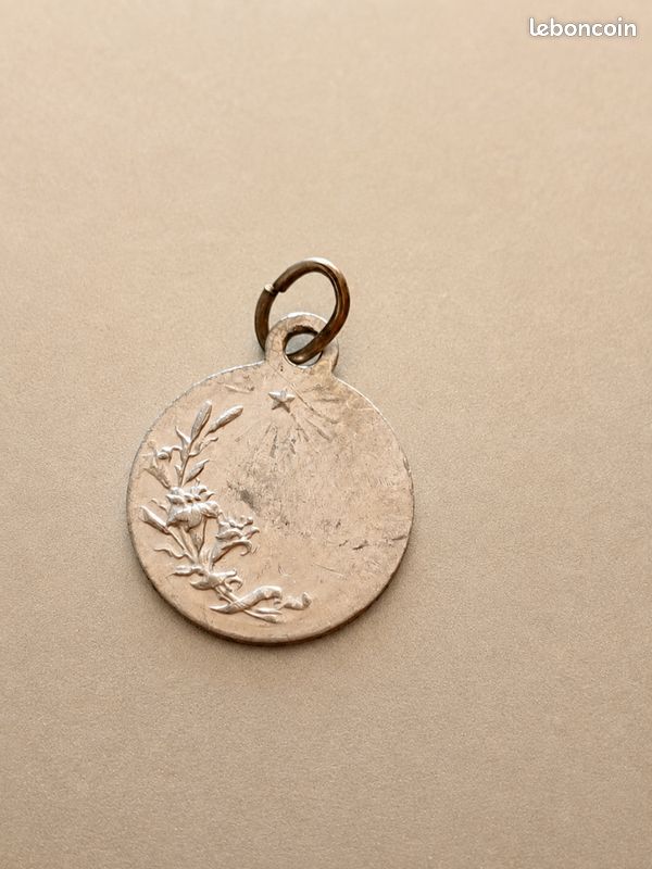 Ancienne médaille Saint Christophe et Enfant Jésus – vers 1920-1950 (image 2)