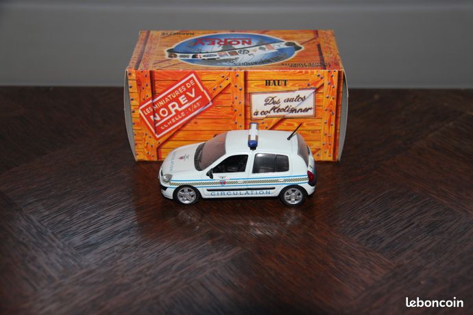 Miniature Renault Clio Police 2002 1/43 NOREV Neuve - Boîte D'origine, Modèle Collection