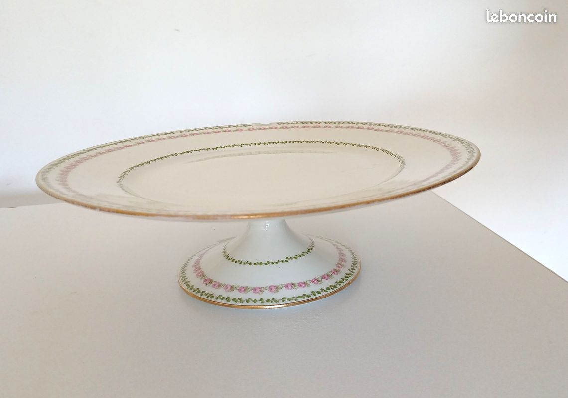 Assiette et coupe anciennes assorties (image 6)
