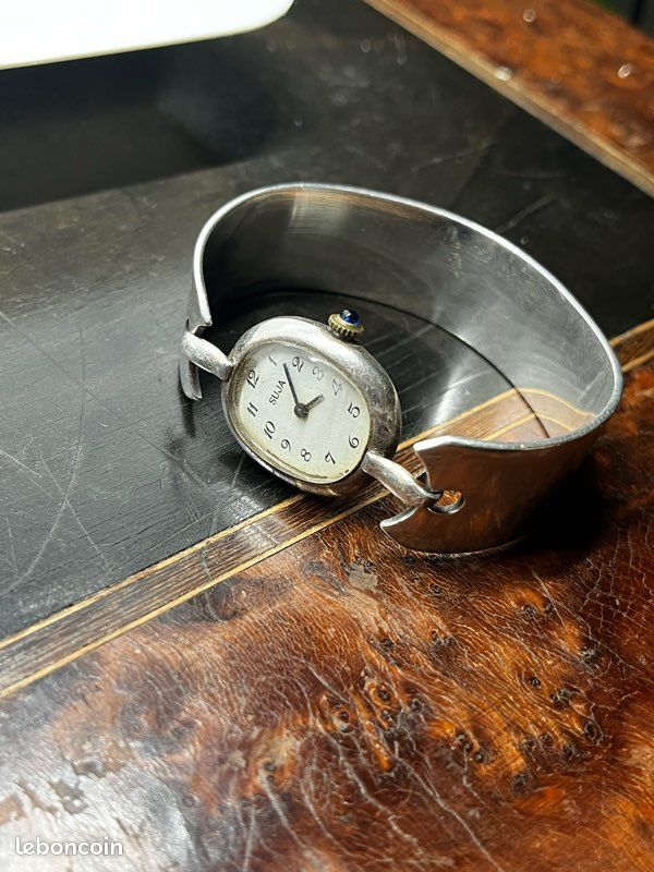 Watch Montre Bracelet Argent Massif Femme MONTRE FEMME ARGENT