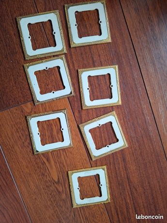 Lot De 4 Plaques Simple Legrand Chambord - Occasion - Pour électricité
