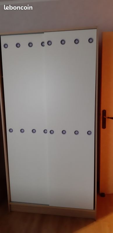 Penderie laqué blanc en excellent état (image 2)