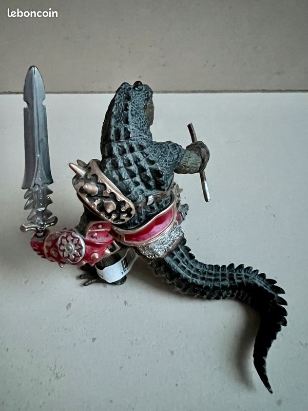Figurine Papo Crocodile Mutant – 15 Cm – Peinte à La Main – Pour Aventures Imaginaires Dès 3 Ans