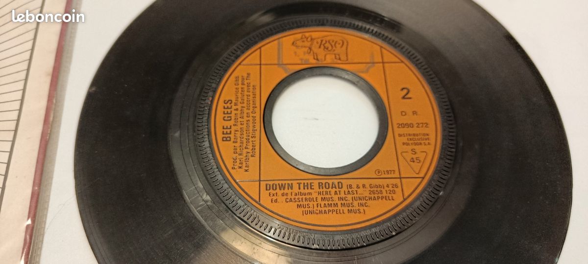 Vinyle 45 t Bee Gees Night fever (image 3)