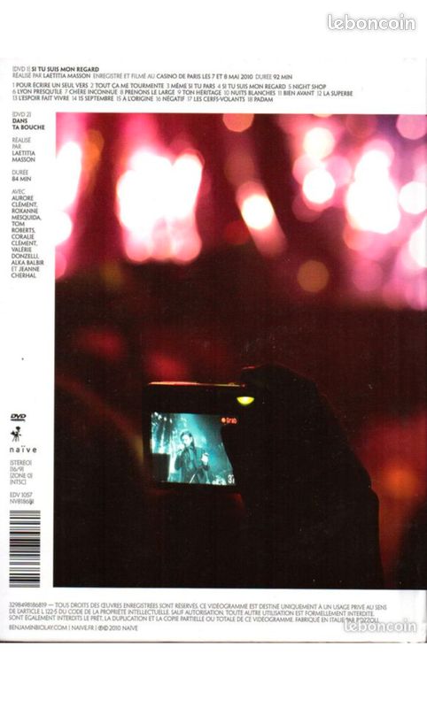 Benjamin Biolay dvd (image 2)