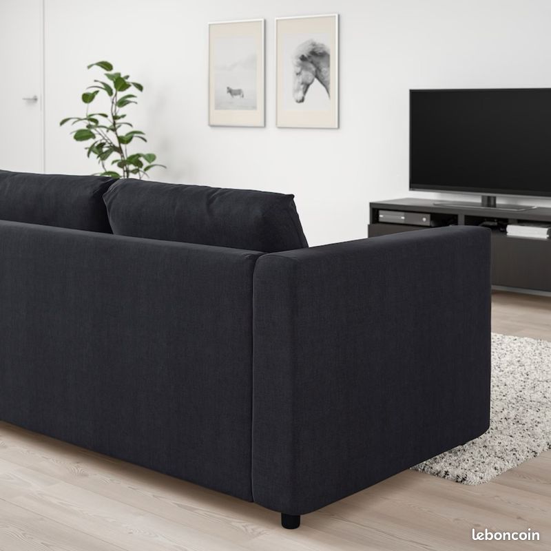 Canapé VIMLE Bleu Noir jamais utilisé (image 3)