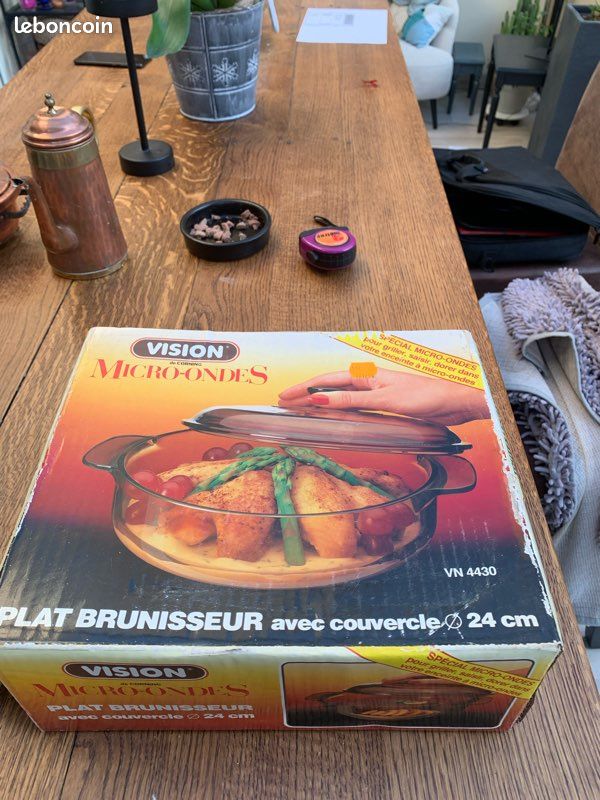 Plat en verre vintage Corning (image 1)