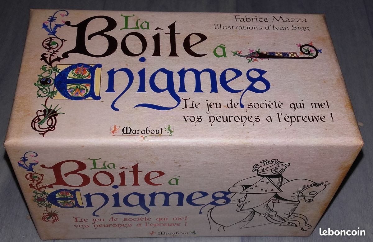 Jeu "La boite à énigmes" (image 1)