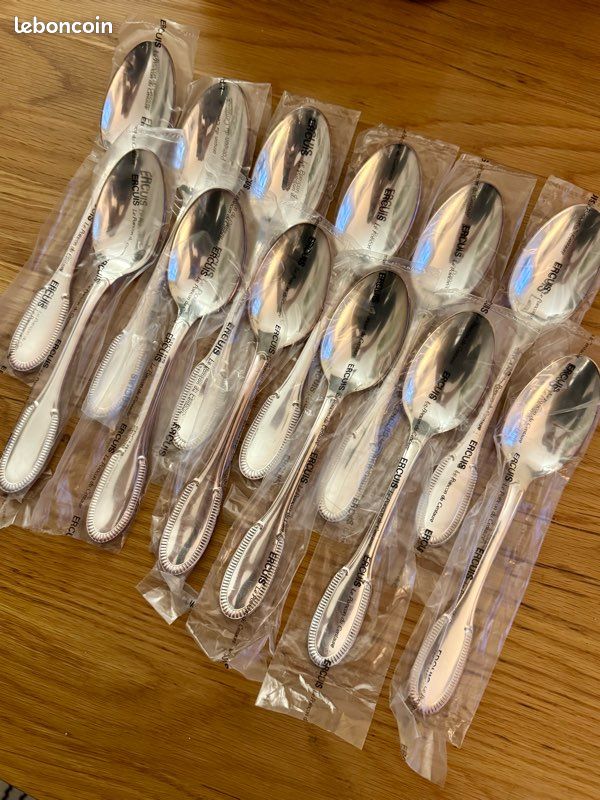 Cuillère à Soupe En Acier Inoxydable, Cuillère De Grande Capacité