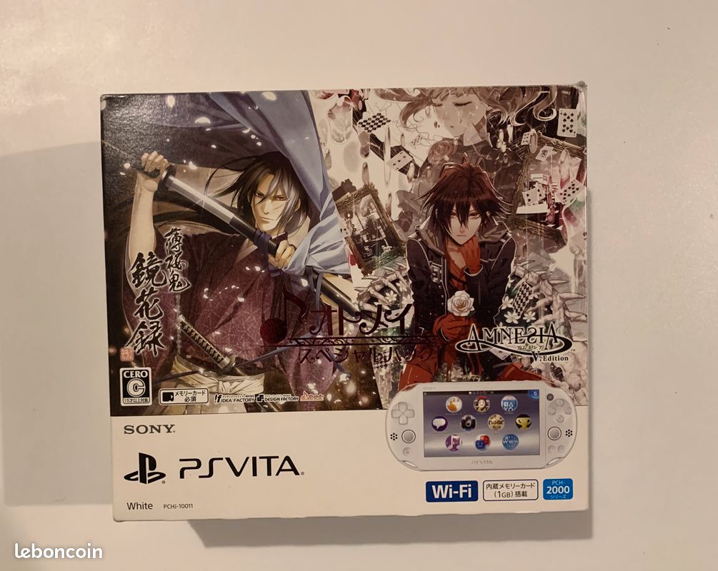 Jeu Amnesia World Pour PS Vita - Version Japonaise Import - Très Bon état, Complet - Non Testé