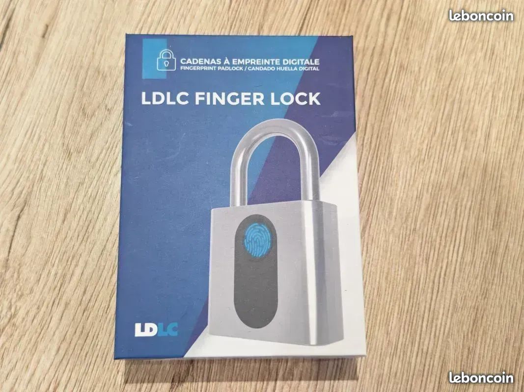 Cadenas à lecteur d'empreinte digitale - LDLC Finger Lock - NEUF (image 1)