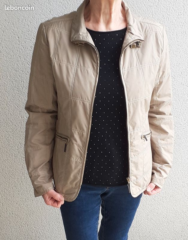 CLOSED Manteau mi-saison Dames Manteau T EU 38 crème style décontracté