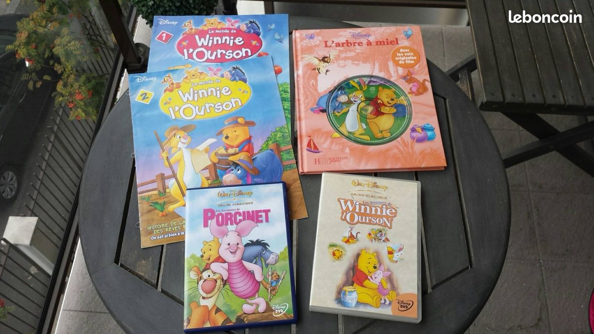 Lot de DVD Winnie & Porcinet "Disney" (image 1)