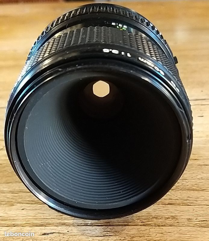 Objectif Macro Canon FD 50mm F/3.5 – Fixe, Mise Au Point Manuelle – Occasion