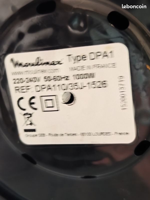 Mini-hachoir - DPA110 - MOULINEX (image 3)
