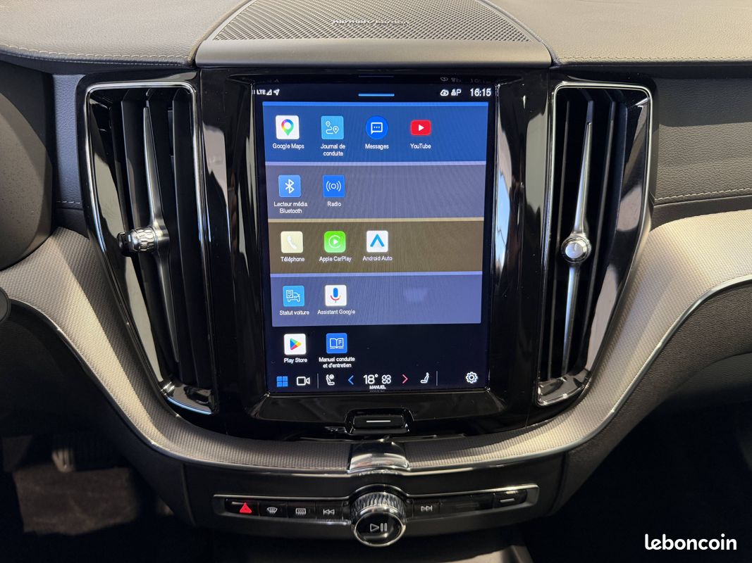 VOLVO XC60 T6 Recharge AWD 253 ch + 87 ch Geartronic 8 Inscription Luxe (image 19)