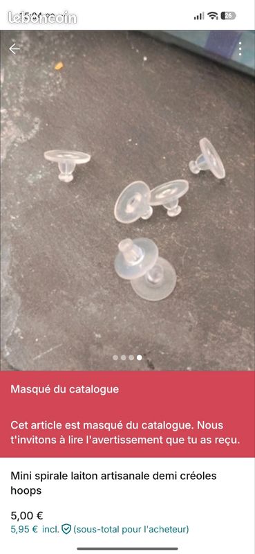 Bijoux boucles d'oreilles en laiton naturel fabriqué dans la stratégie avec l'embout on voit rapide aux enveloppes plus le protéger professionnel (image 4)
