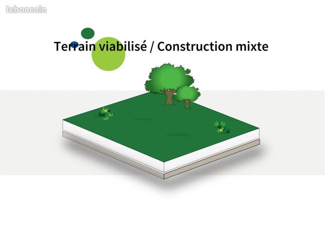 Terrain 1 800 m² Angers