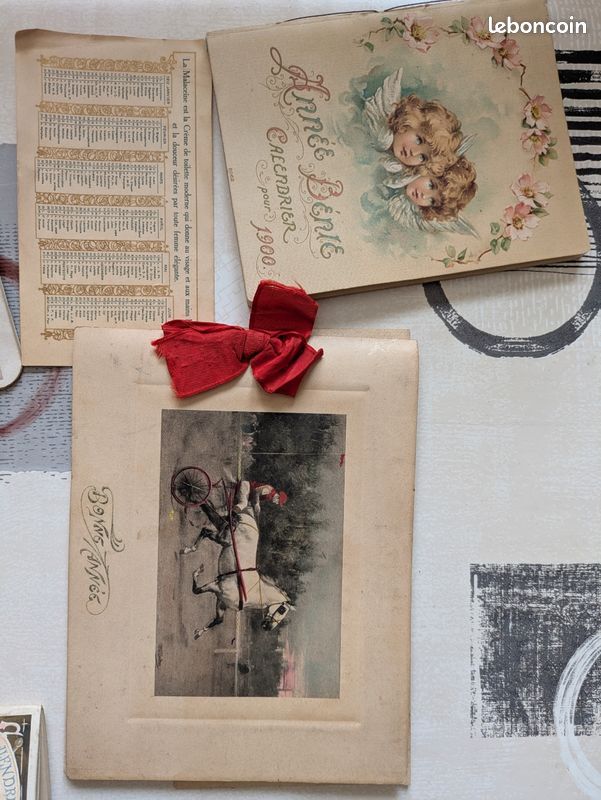 Ensemble de calendriers miniatures pour l'année 1906 et 1909