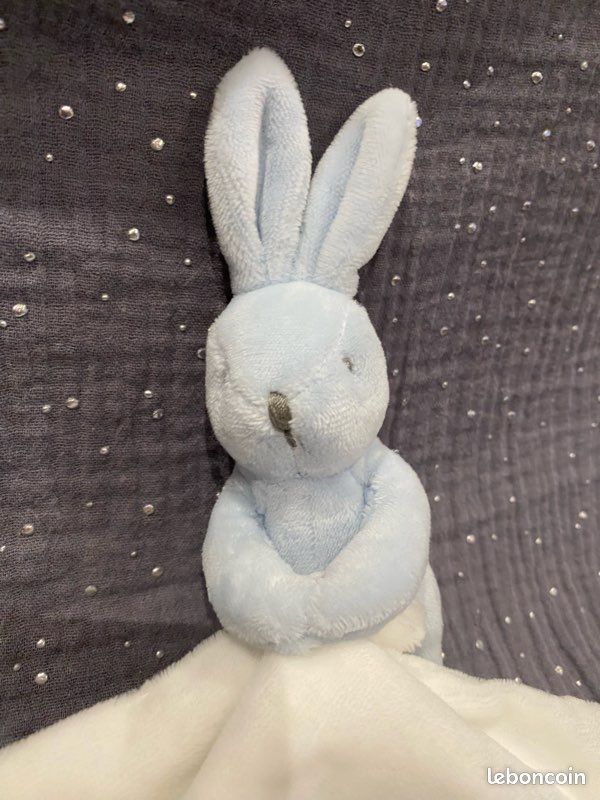 Doudou Lapin Jacadi Doudou Lapin Bleu Jacadi Jeux Jouets