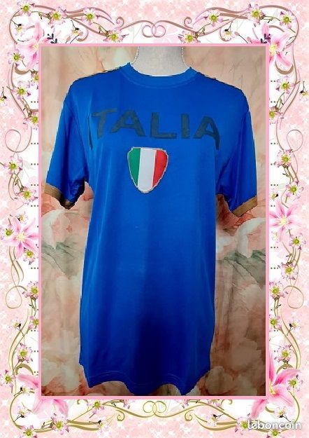 Maillot Domicile Italie 2010 PUMA – Homme, Taille XL, Bleu, Occasion