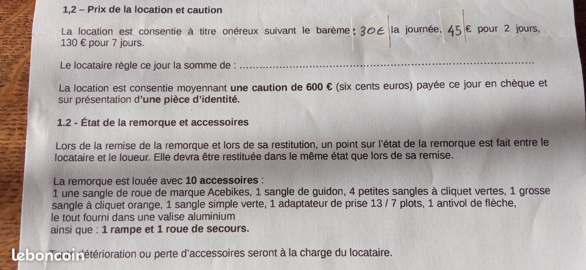 Location remorque moto (image 3)