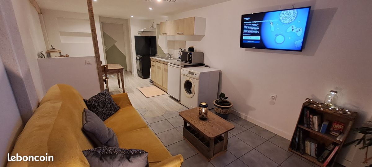 Gîte T2 40m2 à ST JULIEN L'ARS, meublé et rénové (image 1)