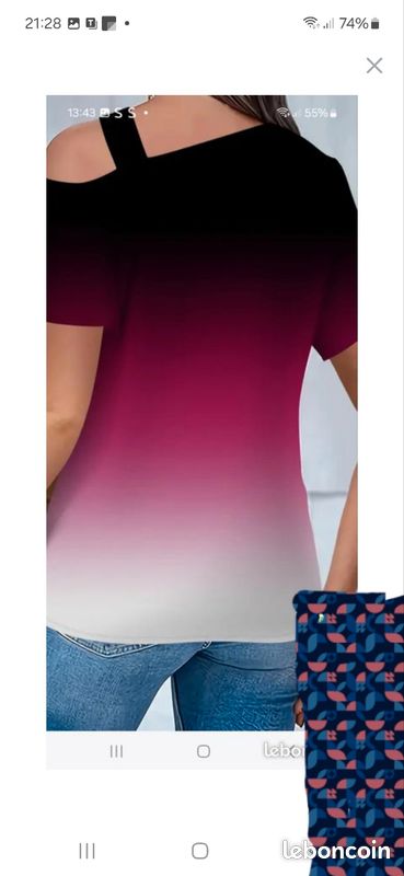 Tee-shirt t.M neuf infroissable (image 2)