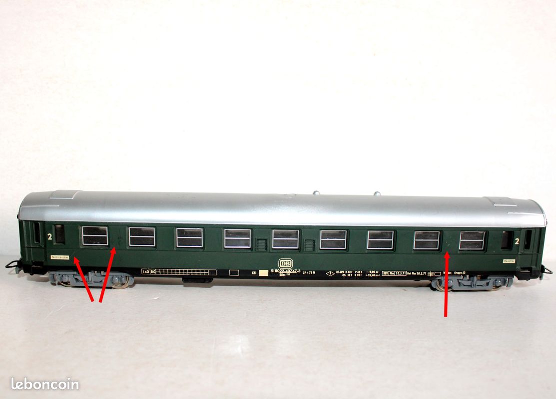 Voiture Voyageurs 2ème Classe DB (Deutsche Bahn) – Jouef HO – Occasion