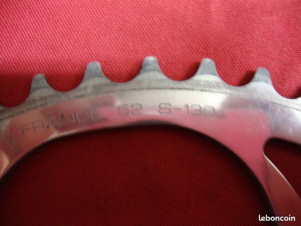 Plateau TA Spécialités Alize 52 Dents, 130 BCD, 9/10 Vitesses, Fabrication Française