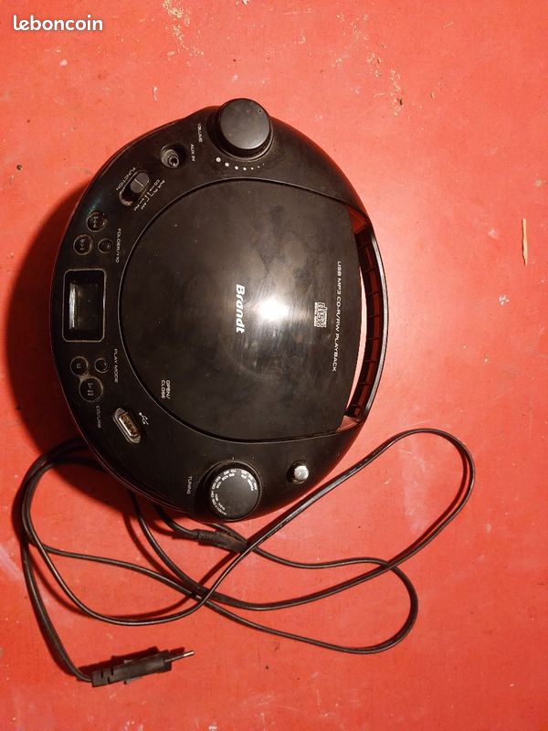 Radio/CD BRANDT portable compatible MP3 avec port USB (image 4)