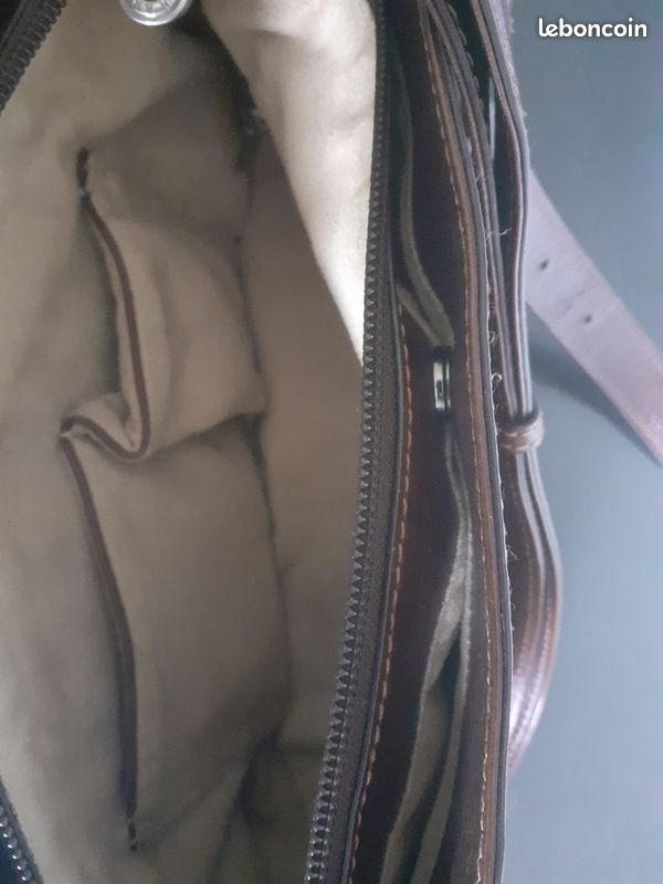 Sac à main Arthur&Aston cuir marron (image 5)