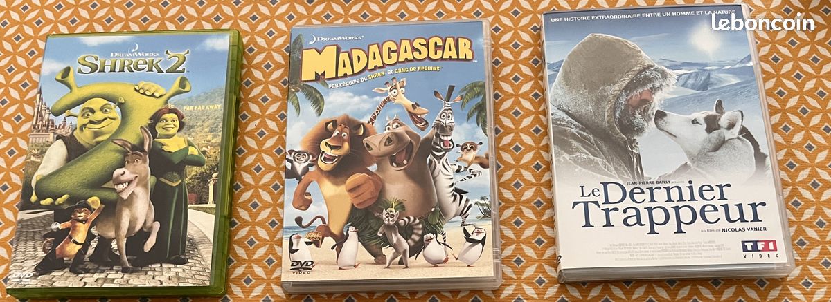 Lot 5 DVD jeunesse en excellent état = comme NEUFS (image 1)
