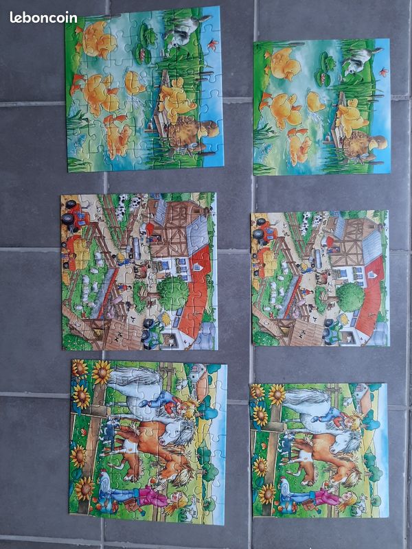 Puzzle 3 scènes ferme (image 3)