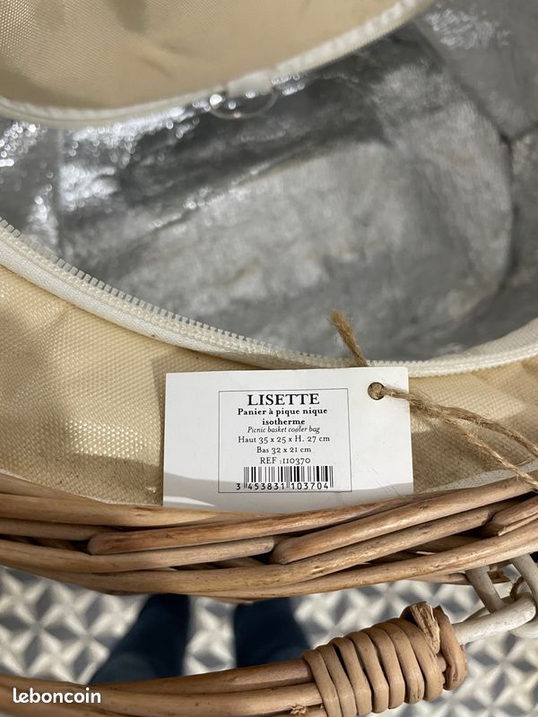 Panier isotherme Comptoir de Famille – modèle Lisette (image 3)
