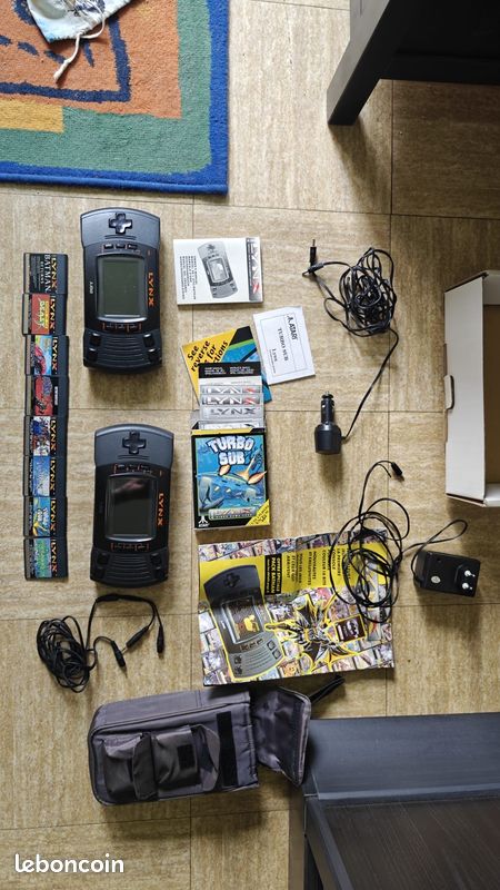Console atari lynx plus 6 jeux - Consoles