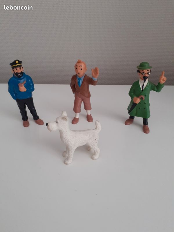 LOT DE 7 figurines Tintin de la collection officielle - Détails en description EUR 49,00