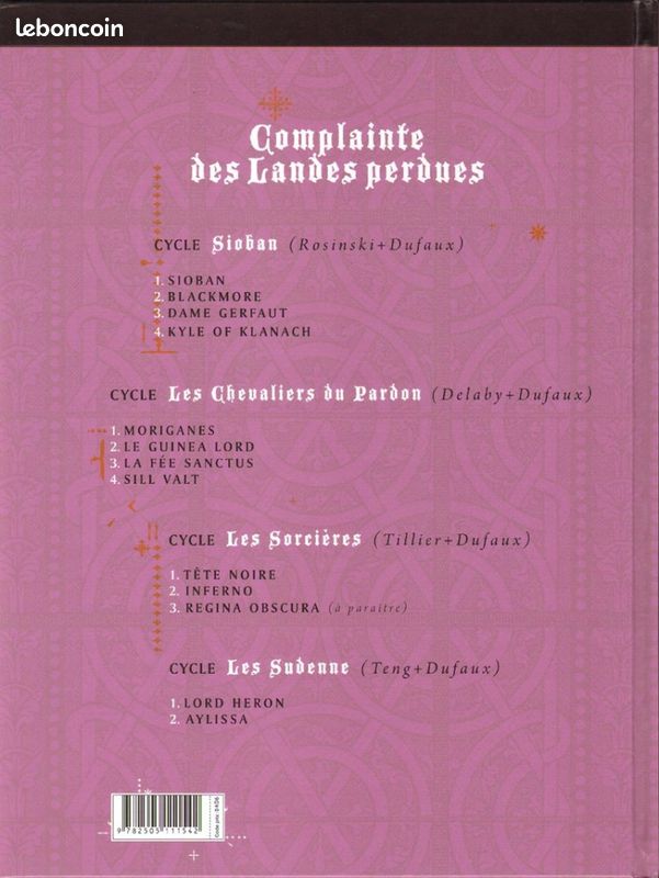 Dedicaces paul teng et jean dufaux dans complainte les sudennes 2 eo neuf (image 6)