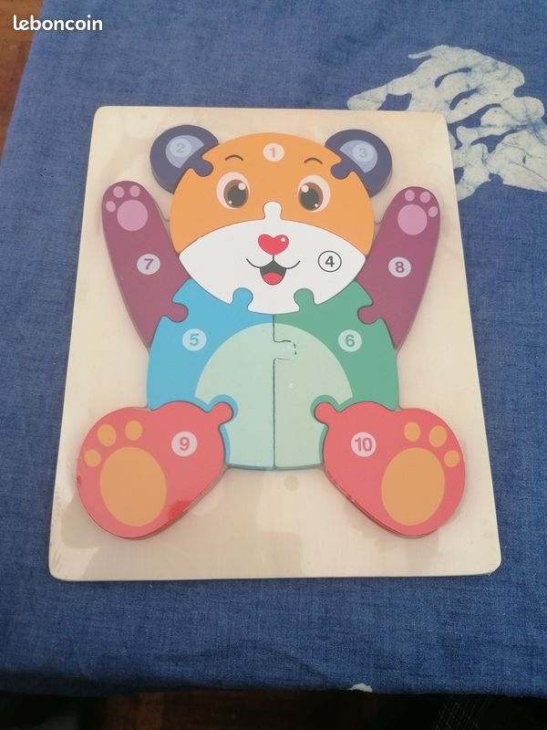 Puzzle numérotés animaux (image 1)