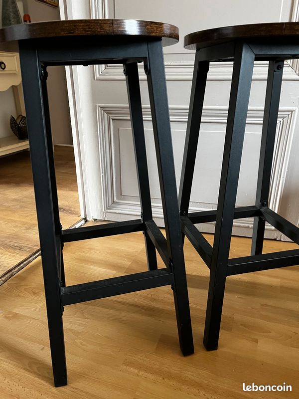Lot de 2 tabourets hauts (image 3)