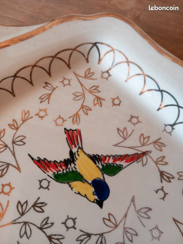 Plat à cake Longwy oiseaux (image 8)