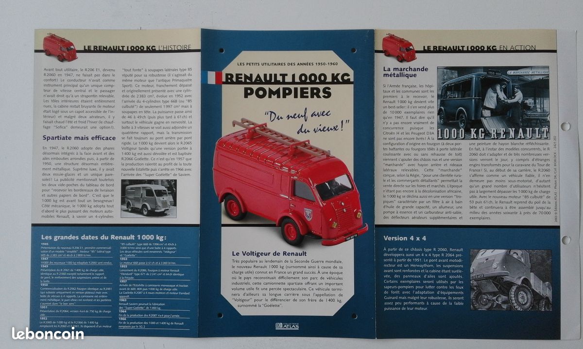 V2.0] Les Petites Renault - Renault 1000 Kg Tôlé Potasse d'Alsace 1954