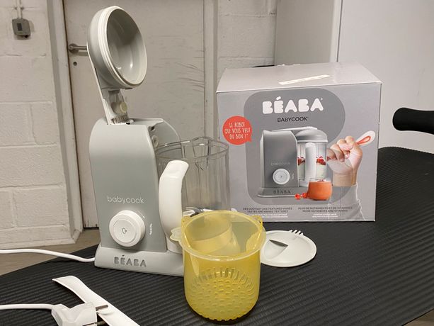 Robot neuf babycook smart beaba repas bébé écran tactile purée gris  anthracite noir charcoal BÉABA - Béaba