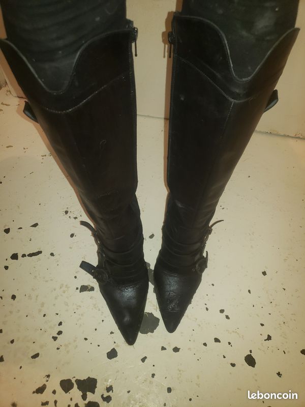 Bottes en cuir taille 39 (image 9)